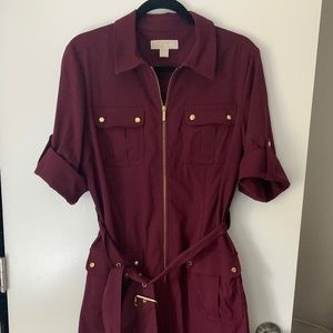 MICHAEL Michael Kors Utility Zip Dress